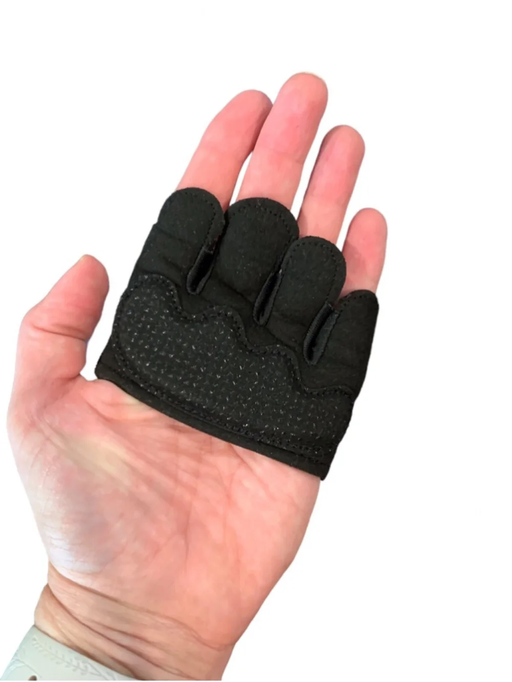 Ihaun Weightlifting fingerless grip Gloves Size Small Black NWOT